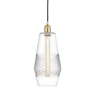 A thumbnail of the Innovations Lighting 516-1P-17-7 Windham Pendant Satin Gold / Clear