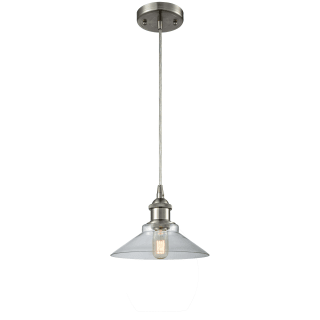 A thumbnail of the Innovations Lighting 516-1P Disc Brushed Satin Nickel / Clear