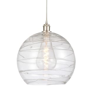 A thumbnail of the Innovations Lighting 516-1P-17-14 Athens Pendant Brushed Satin Nickel / Clear Deco Swirl