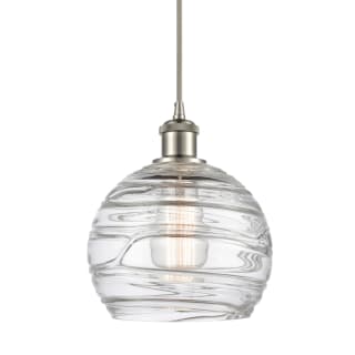 A thumbnail of the Innovations Lighting 516-1P-10-8 Athens Pendant Clear Deco Swirl / Brushed Satin Nickel