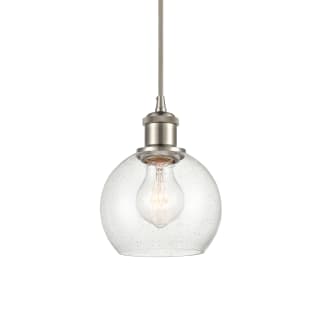 A thumbnail of the Innovations Lighting 516-1P-10-6 Athens Pendant Brushed Satin Nickel / Seedy