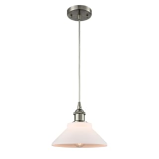 A thumbnail of the Innovations Lighting 516-1P Orwell Brushed Satin Nickel / Matte White