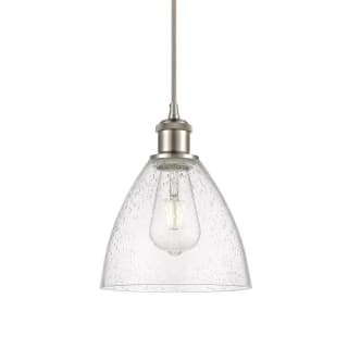 A thumbnail of the Innovations Lighting 516-1P-11-8 Bristol Pendant Brushed Satin Nickel / Seedy