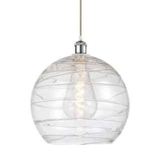 A thumbnail of the Innovations Lighting 516-1P-17-14 Athens Pendant White and Polished Chrome / Clear Deco Swirl