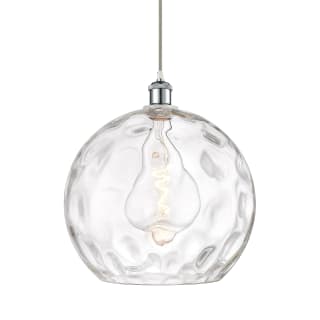 A thumbnail of the Innovations Lighting 516-1P-17-14 Athens Pendant White and Polished Chrome / Clear Water Glass