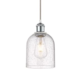 A thumbnail of the Innovations Lighting 516-1P-10-6 Bella Pendant White Polished Chrome / Seedy