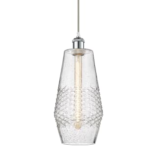 A thumbnail of the Innovations Lighting 516-1P-17-7 Windham Pendant White and Polished Chrome / Seedy