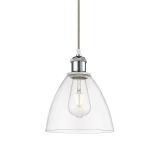 A thumbnail of the Innovations Lighting 516-1P-11-8 Bristol Pendant White and Polished Chrome / Clear