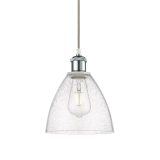 A thumbnail of the Innovations Lighting 516-1P-11-8 Bristol Pendant White and Polished Chrome / Seedy