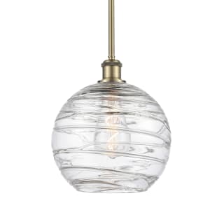 A thumbnail of the Innovations Lighting 516-1S-13-10 Athens Pendant Clear Deco Swirl / Antique Brass