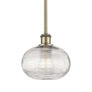 A thumbnail of the Innovations Lighting 516-1S-9-8 Ithaca Pendant Antique Brass / Clear Ithaca