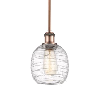 A thumbnail of the Innovations Lighting 516-1S-9-6 Belfast Pendant Deco Swirl / Antique Copper