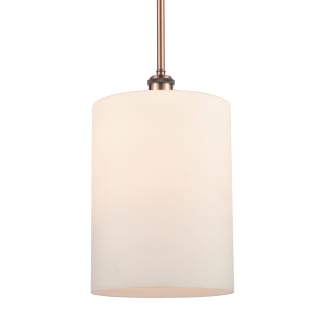 A thumbnail of the Innovations Lighting 516-1S-14-9-L Cobbleskill Pendant Matte White / Antique Copper