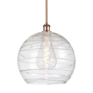 A thumbnail of the Innovations Lighting 516-1S-15-14 Athens Pendant Antique Copper / Clear Deco Swirl