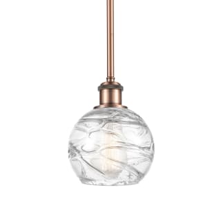 A thumbnail of the Innovations Lighting 516-1S-8-6 Athens Pendant Clear Deco Swirl / Antique Copper