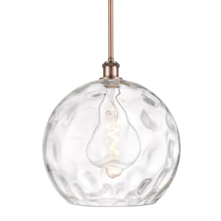 A thumbnail of the Innovations Lighting 516-1S-15-14 Athens Pendant Antique Copper / Clear Water Glass