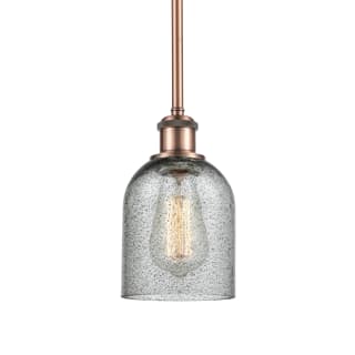 A thumbnail of the Innovations Lighting 516-1S-10-5 Caledonia Pendant Charcoal / Antique Copper