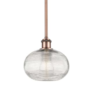 A thumbnail of the Innovations Lighting 516-1S-9-8 Ithaca Pendant Antique Copper / Clear Ithaca