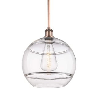 A thumbnail of the Innovations Lighting 516-1S-14-12 Rochester Pendant Antique Copper / Clear