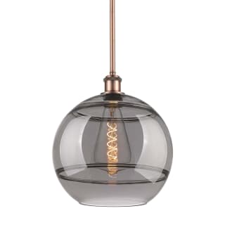 A thumbnail of the Innovations Lighting 516-1S-14-12 Rochester Pendant Antique Copper / Light Smoke