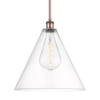 A thumbnail of the Innovations Lighting 516-1S-17-16 Berkshire Pendant Antique Copper / Clear