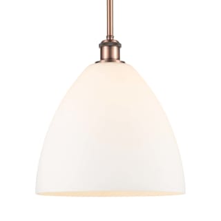 A thumbnail of the Innovations Lighting 516-1S-13-12 Bristol Pendant Antique Copper / Matte White