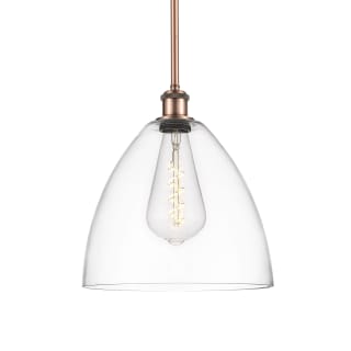 A thumbnail of the Innovations Lighting 516-1S-13-12 Bristol Pendant Antique Copper / Clear