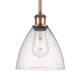 A thumbnail of the Innovations Lighting 516-1S-10-8 Bristol Pendant Antique Copper / Seedy