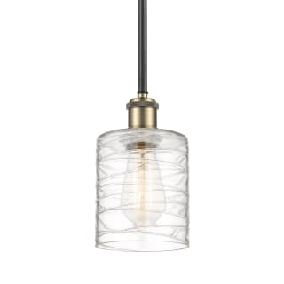 A thumbnail of the Innovations Lighting 516-1S-8-5 Cobbleskill Pendant Deco Swirl / Black Antique Brass