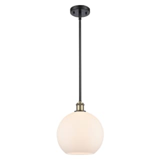 A thumbnail of the Innovations Lighting 516-1S Large Athens Black Antique Brass / Matte White
