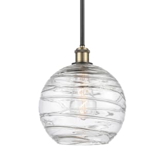 A thumbnail of the Innovations Lighting 516-1S-13-10 Athens Pendant Clear Deco Swirl / Black Antique Brass