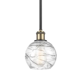 A thumbnail of the Innovations Lighting 516-1S-8-6 Athens Pendant Clear Deco Swirl / Black Antique Brass