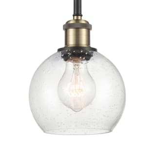 A thumbnail of the Innovations Lighting 516-1S-8-6 Athens Pendant Black Antique Brass / Seedy