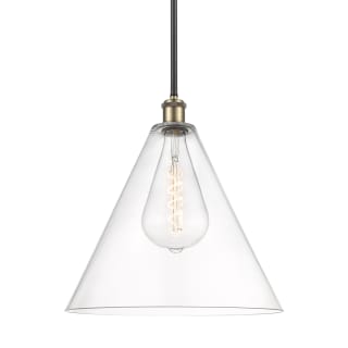 A thumbnail of the Innovations Lighting 516-1S-17-16 Berkshire Pendant Black Antique Brass / Clear