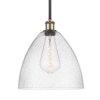 A thumbnail of the Innovations Lighting 516-1S-13-12 Bristol Pendant Black Antique Brass / Seedy