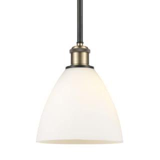 A thumbnail of the Innovations Lighting 516-1S-10-8 Bristol Pendant Black Antique Brass / Matte White