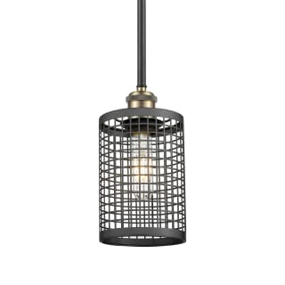 A thumbnail of the Innovations Lighting 516-1S-10-5 Nestbrook Pendant Black Antique Brass / Matte Black