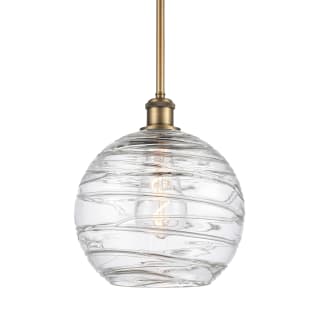 A thumbnail of the Innovations Lighting 516-1S-13-10 Athens Pendant Clear Deco Swirl / Brushed Brass