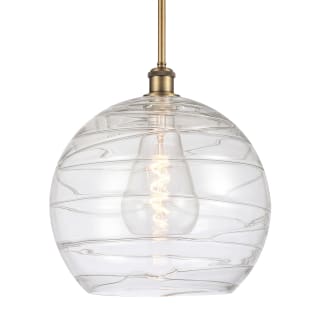 A thumbnail of the Innovations Lighting 516-1S-15-14 Athens Pendant Brushed Brass / Clear Deco Swirl