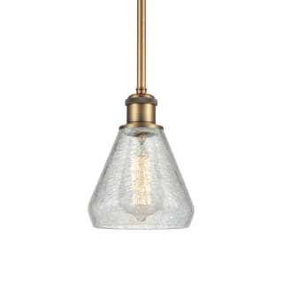 A thumbnail of the Innovations Lighting 516-1S-10-6 Conesus Pendant Clear Crackle / Brushed Brass