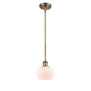 A thumbnail of the Innovations Lighting 516-1S Fenton Brushed Brass / Matte White