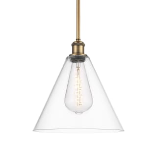 A thumbnail of the Innovations Lighting 516-1S-13-12 Berkshire Pendant Brushed Brass / Clear