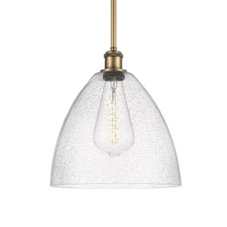 A thumbnail of the Innovations Lighting 516-1S-13-12 Bristol Pendant Brushed Brass / Seedy