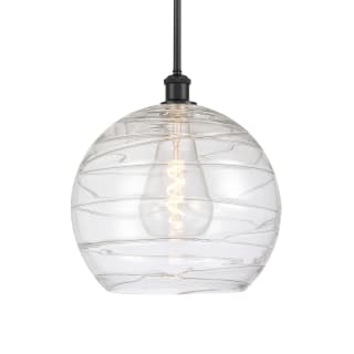 A thumbnail of the Innovations Lighting 516-1S-15-14 Athens Pendant Matte Black / Clear Deco Swirl