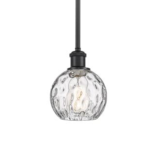 A thumbnail of the Innovations Lighting 516-1S-8-6 Athens Pendant Matte Black / Clear Water Glass