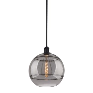 A thumbnail of the Innovations Lighting 516-1S-14-12 Rochester Pendant Matte Black / Light Smoke