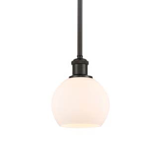 A thumbnail of the Innovations Lighting 516-1S-8-6 Athens Pendant Oil Rubbed Bronze / Matte White