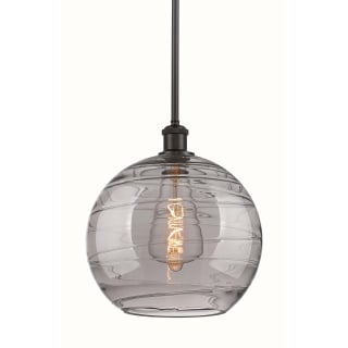 A thumbnail of the Innovations Lighting 516-1S-14-12 Athens Deco Swirl Pendant Oil Rubbed Bronze / Light Smoke Deco Swirl