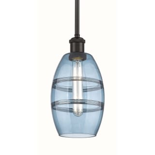 A thumbnail of the Innovations Lighting 516-1S-9-6 Vaz Pendant Oil Rubbed Bronze / Princess Blue