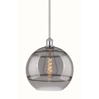 A thumbnail of the Innovations Lighting 516-1S-14-12 Rochester Pendant Polished Chrome / Light Smoke